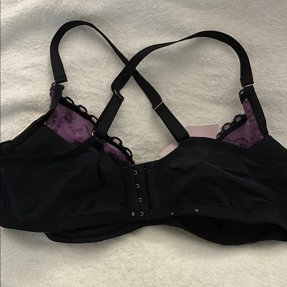 Elegant Purple Lace Bra - Picture 3 of 5